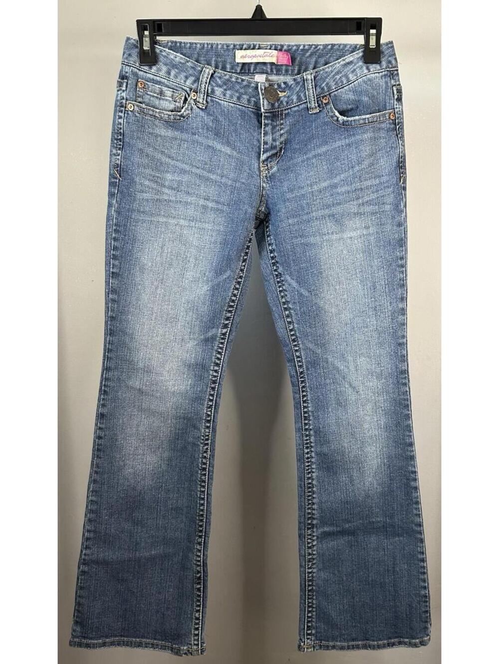 Y2K Aeropostale Kailey Skinny Flare Jeans Women’s Size 7/8 REG 30x30